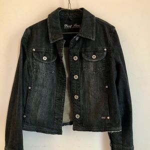 Black jean jacket